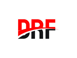 DRF Letter Initial Logo Design Vector Illustration