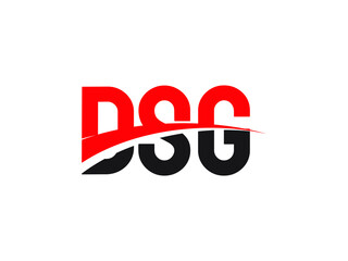 DSG Letter Initial Logo Design Vector Illustration