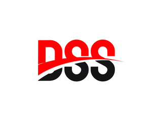 DSS Letter Initial Logo Design Vector Illustration