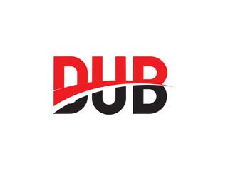 DUB Letter Initial Logo Design Vector Illustration