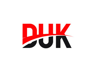 DUK Letter Initial Logo Design Vector Illustration