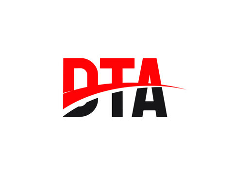 DTA Letter Initial Logo Design Vector Illustration