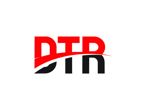 DTR Letter Initial Logo Design Vector Illustration