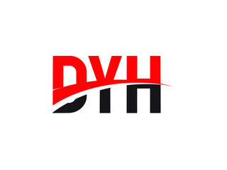 DYH Letter Initial Logo Design Vector Illustration