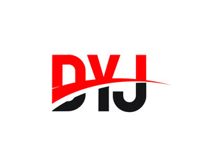 DYJ Letter Initial Logo Design Vector Illustration