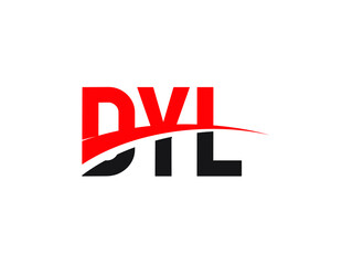 DYL Letter Initial Logo Design Vector Illustration