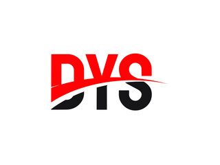 DYS Letter Initial Logo Design Vector Illustration