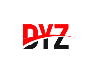DYZ Letter Initial Logo Design Vector Illustration