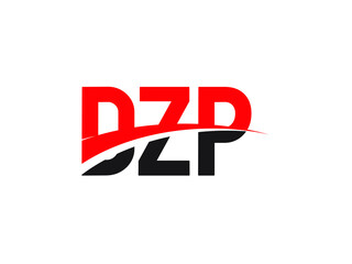 Fototapeta premium DZP Letter Initial Logo Design Vector Illustration