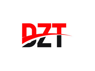 DZT Letter Initial Logo Design Vector Illustration