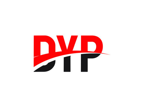 DYP Letter Initial Logo Design Vector Illustration