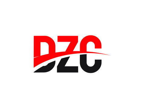DZC Letter Initial Logo Design Vector Illustration