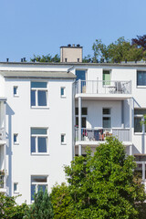Modernes Wohngebäude, Mehrfamilienhaus,  Bergen, Insel Rügen, Mecklenburg-Vorpommern, Deutschland, Europa
