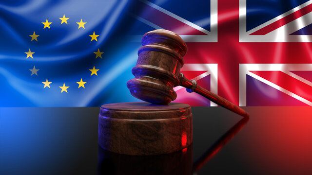 UK's legal dispute with the European Union.