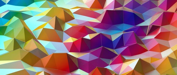 Fototapeta premium Abstract Geometric backgrounds full Color