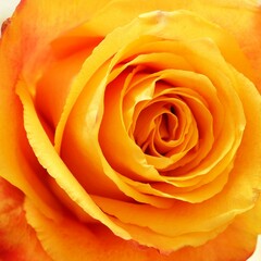 Obraz na płótnie Canvas Piękna pomarańczowa róża w słońcu