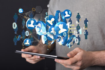 sphere network structure - abstract design connection design