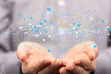 Business and communications group digital