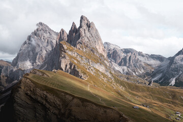 mountain landscape in the dolomites