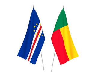 Benin and Republic of Cabo Verde flags