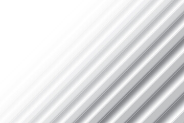 Obraz premium Abstract white and gray color, modern design background with geometric shape. Vector illustration.