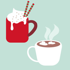 hot christmas drinks