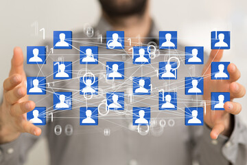Abstract technology group and data
