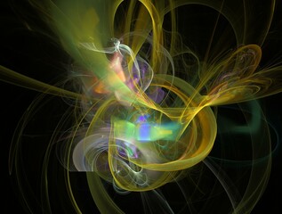 Imaginatory fractal abstract background Image