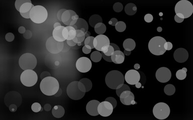 Colourful bokeh lights background. Blurred circle shape. New Wallpaper illustration