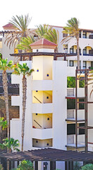 Complejo hotelero, Jandía, Fuerteventura, Las Palmas, Islas Canarias, España, Europa
