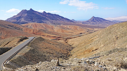 Paisaje de Fuerteventura, Las Palmas, Islas Canarias, España, Europa, 
