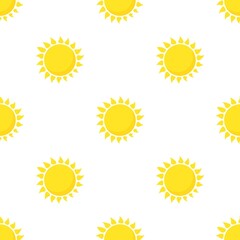 Hot sun pattern seamless background texture repeat wallpaper geometric vector