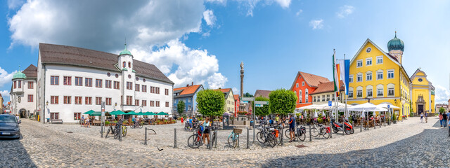 Marktplatz, Immenstadt im Allgäu, Bayern, Deutschland	
