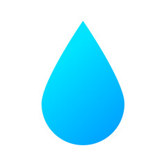 water drop Icon with gradient