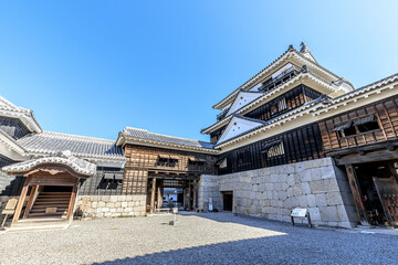 秋の松山城　愛媛県松山市　Matsuyama Castle in autumn  Ehime-ken Matsuyama city