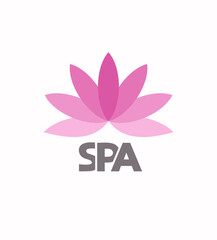 Elegant spa symbol