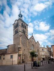 Fototapeta na wymiar Vue générale de Tournon-sur-Rhône en Ardèche