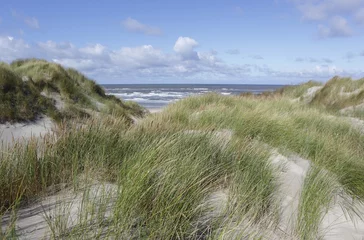 Photo sur Plexiglas Mer du Nord, Pays-Bas Plage de la mer du Nord, île d& 39 Ameland, néerlandais.