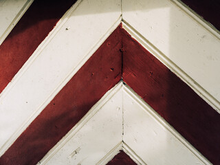 Patterns of a traditional door of Norwegian storehouse called 