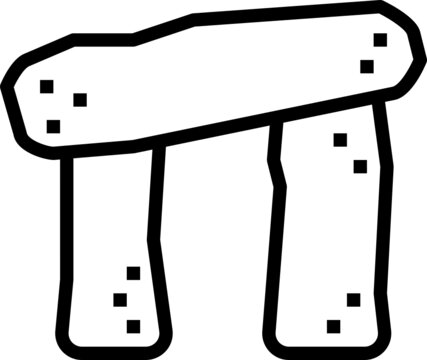 recommend clip art: stonehenge outline icon