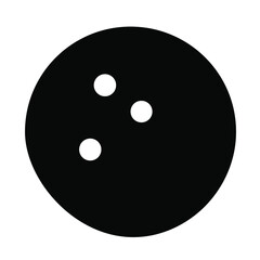 bowling ball isolated on white