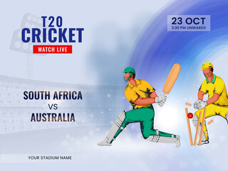 T20 Cricket Watch Live Show Of Participating Team South Africa VS Australia.