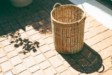 basket in the garden