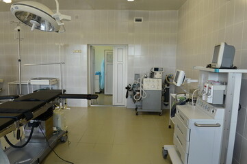 Operating room in a prison hospital in the Tver region