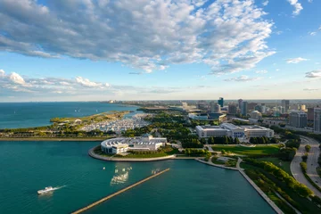 Foto op Plexiglas Chicago Museum Campus Aerial View © Nicholas