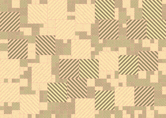 Abstract Geometric Pattern generative computational art illustration