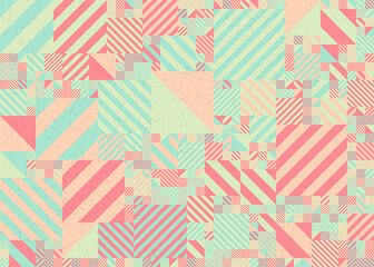 Abstract Geometric Pattern generative computational art illustration