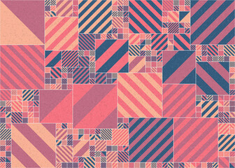 Obraz premium Abstract Geometric Pattern generative computational art illustration