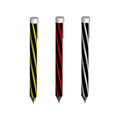 Pen vector graphic illustration for writing