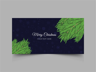 Merry Christmas sale banner template. with decorative christmas balls. Christmas banner, Xmas sparkling lights garland with gifts box and golden tinsel, posters, cards, headers, website. Vector